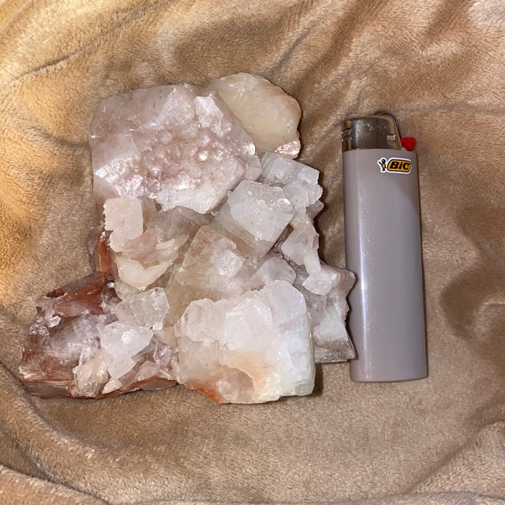 Zeolite, Stilbite, and Apophyllite Crystal